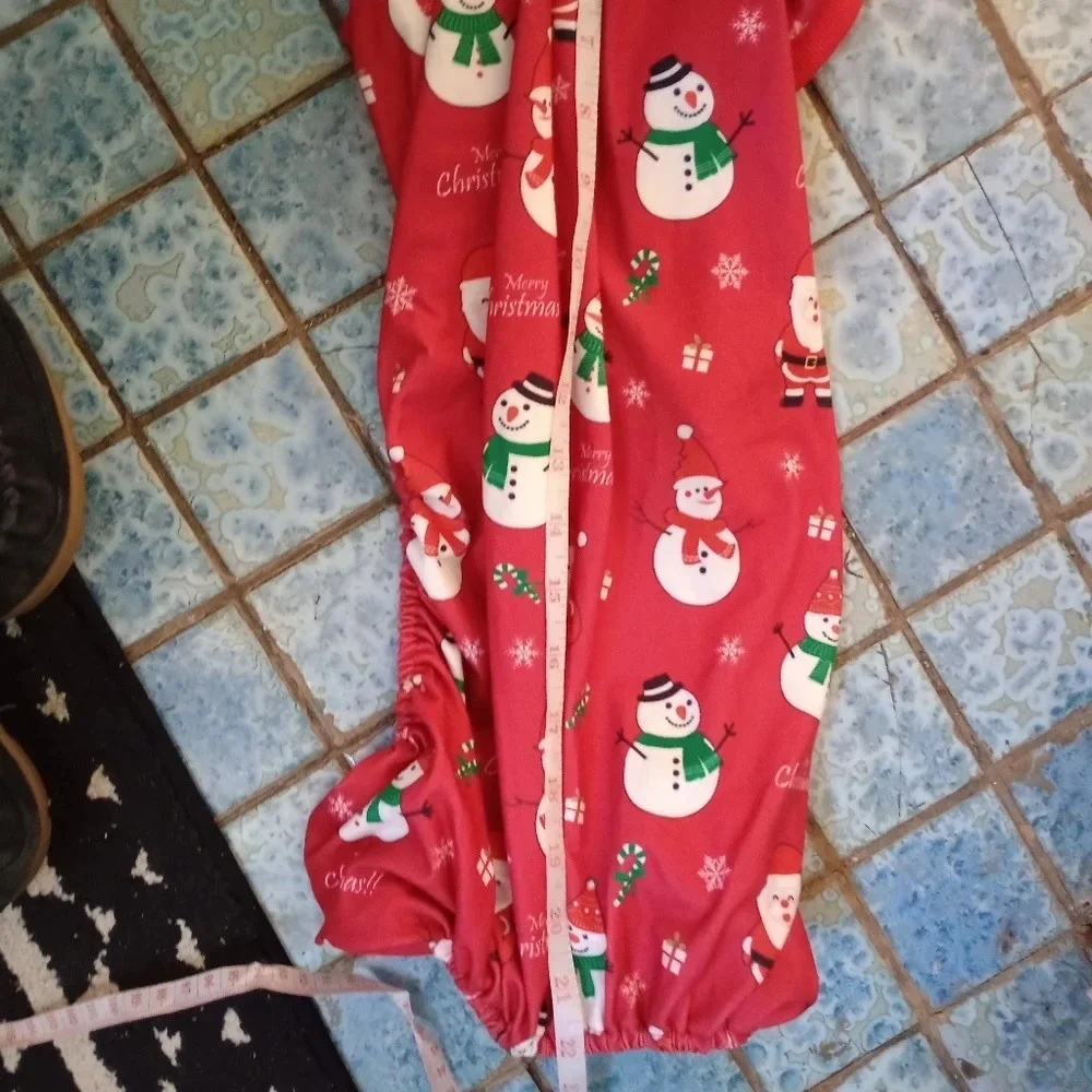 Christmas doggy outfit NWOT
